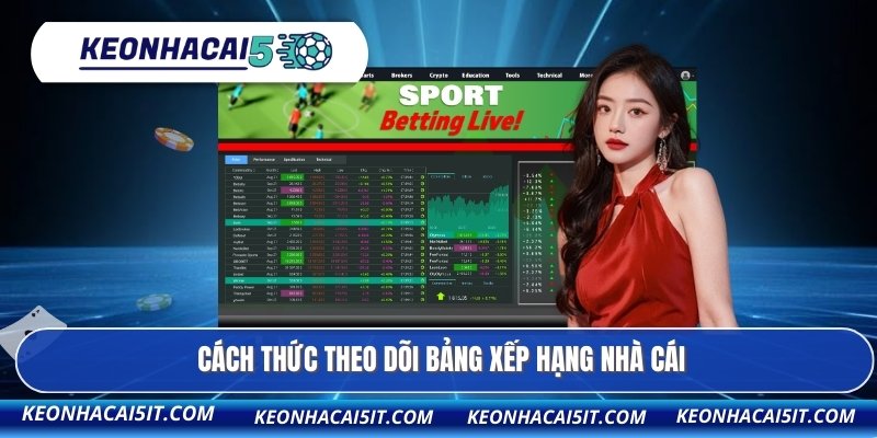 Bảng xếp hạng 1 Cách thức theo dõi bảng xếp hạng nhà cái