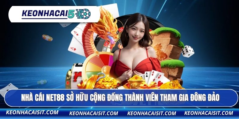 Nhà cái NET88 sở hữu cộng đồng thành viên tham gia đông đảo