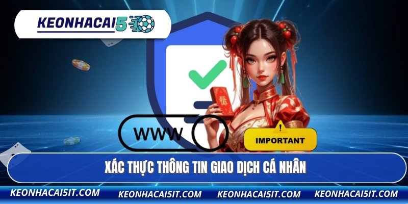 Điều Khoản Và Điều Kiện 2 Xác thực thông tin giao dịch cá nhân